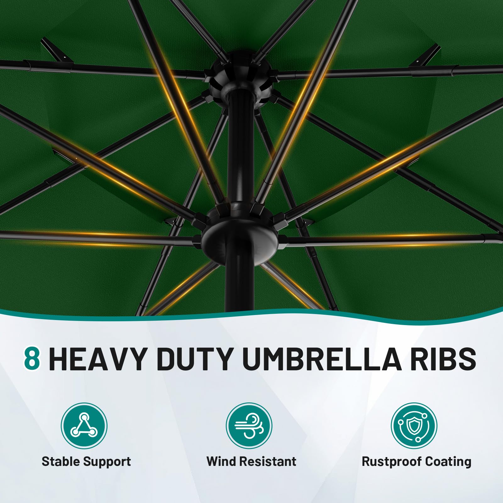 AreShark fabric texture demonstrating UV-resistant, water-repellent benefit