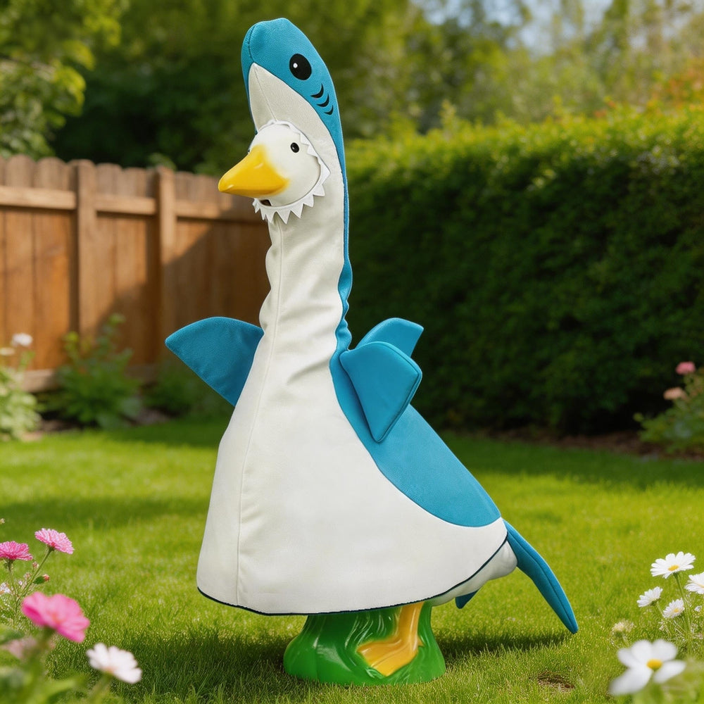 ARGOOGF side profile on goose statue demonstrates easy, neat fit
