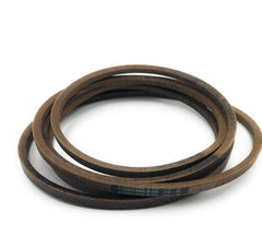 Close-up of Ariens V-belt wrap and cord construction highlighting durability and improved pulley grip