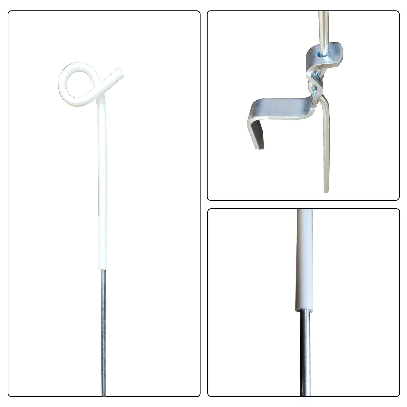 ARIFARO step-in post installed in pasture for fast temporary fencing setup
