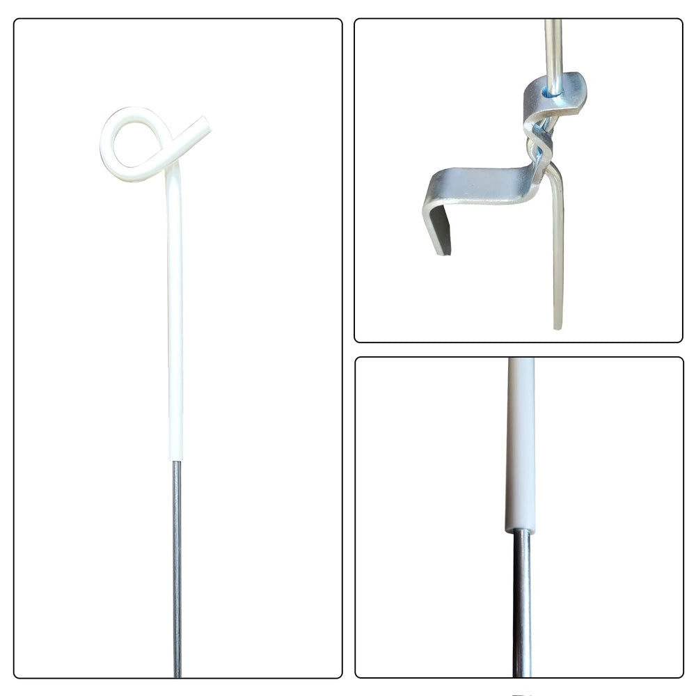 ARIFARO step-in post installed in pasture for fast temporary fencing setup