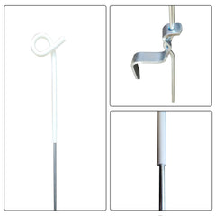 ARIFARO step-in post installed in pasture for fast temporary fencing setup