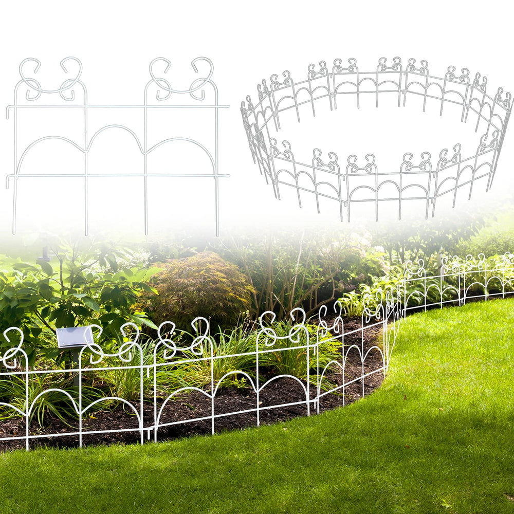 ARIFARO fence in backyard patio setting providing tidy garden organization benefit