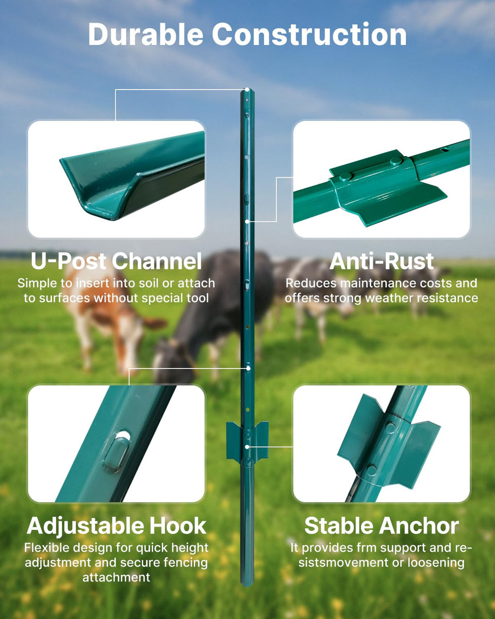 ARIFARO using a post driver to install posts quickly and without digging