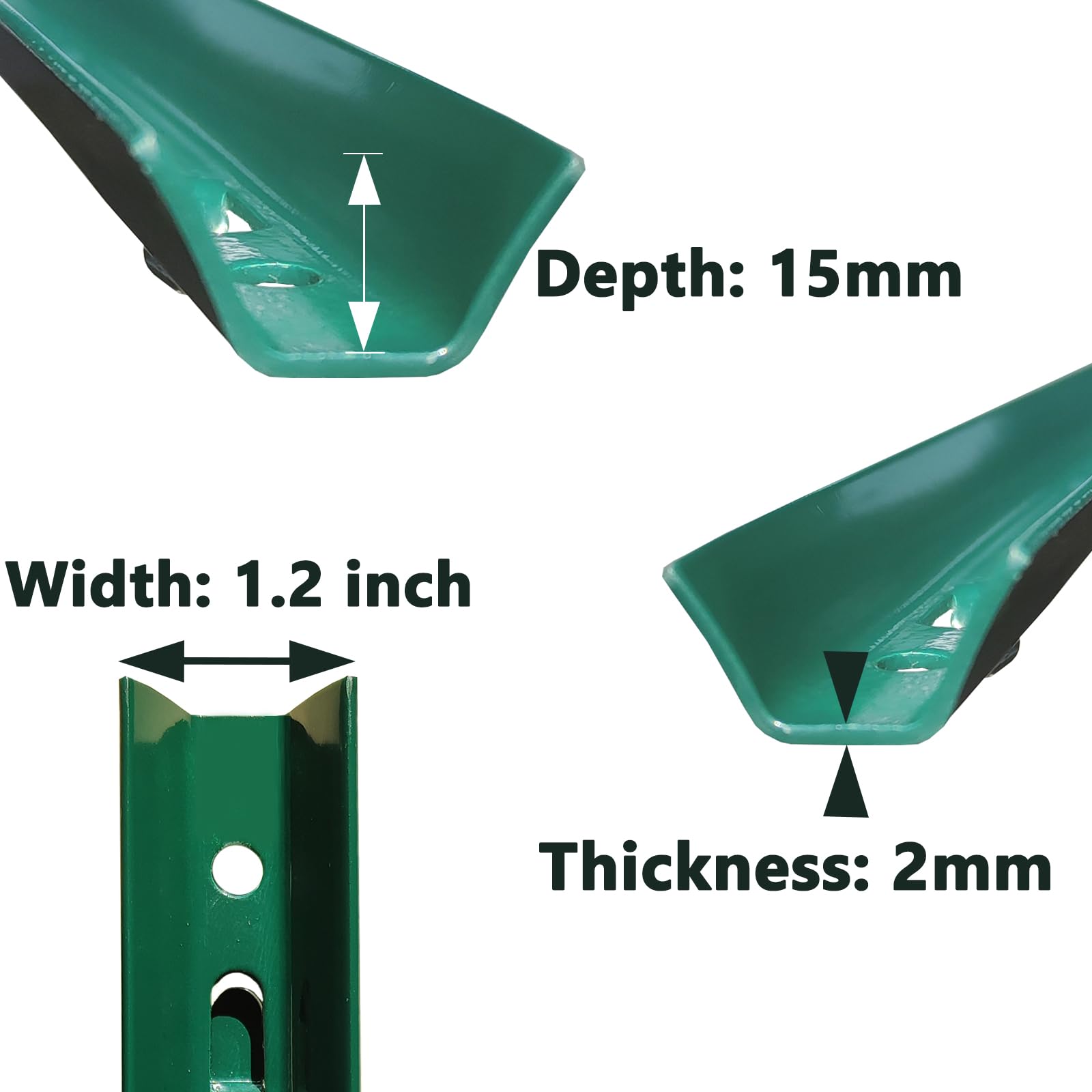 ARIFARO post with mesh attached showing secure fencing and tension control