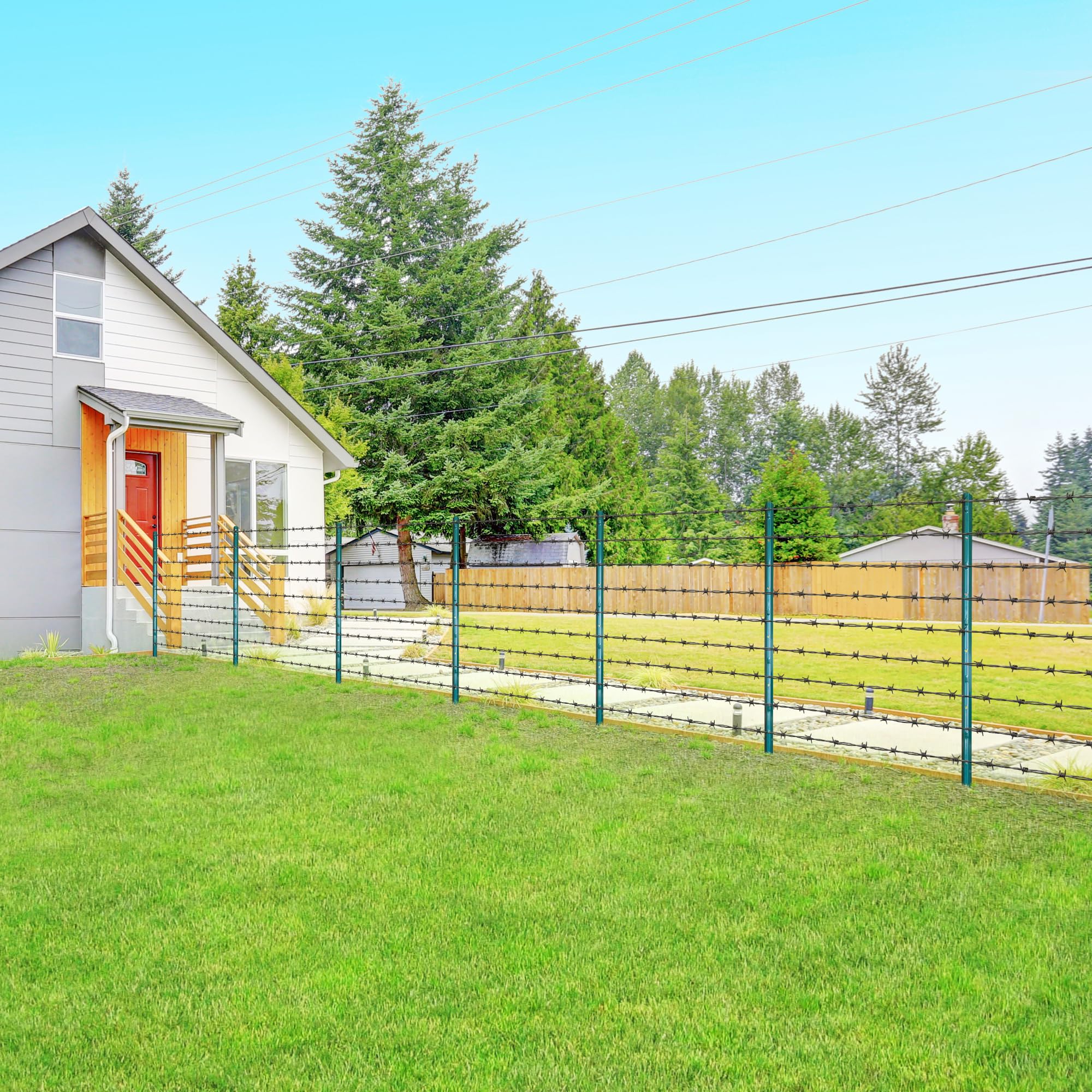 ARIFARO rust-resistant coating detail protecting posts for longer outdoor life