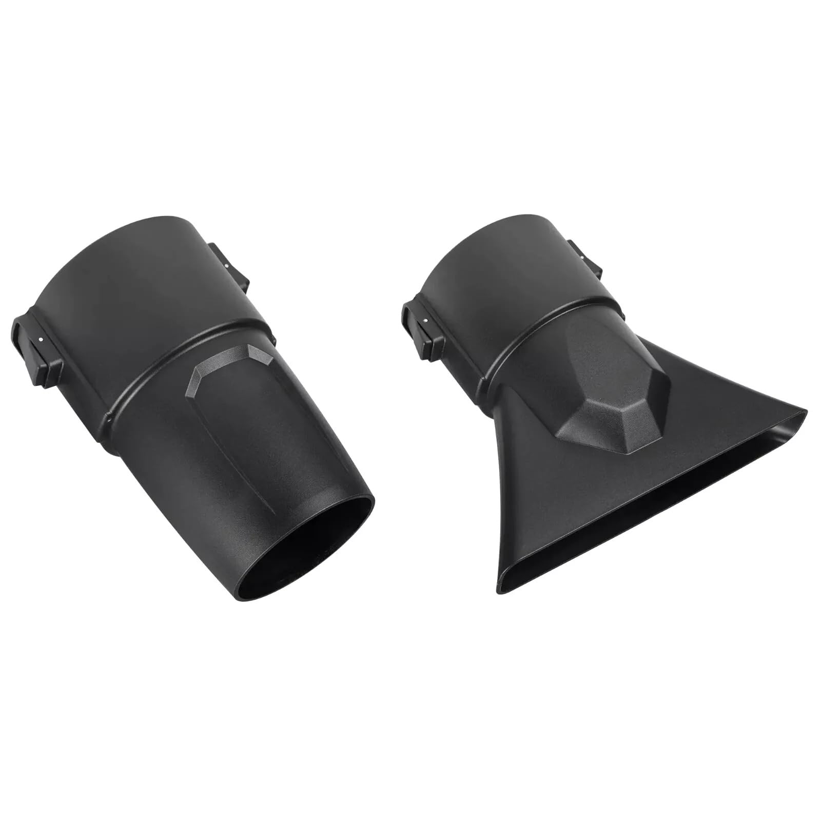 Arikit YYKJTU front view showing both flat and tapered nozzle attachments for versatile airflow