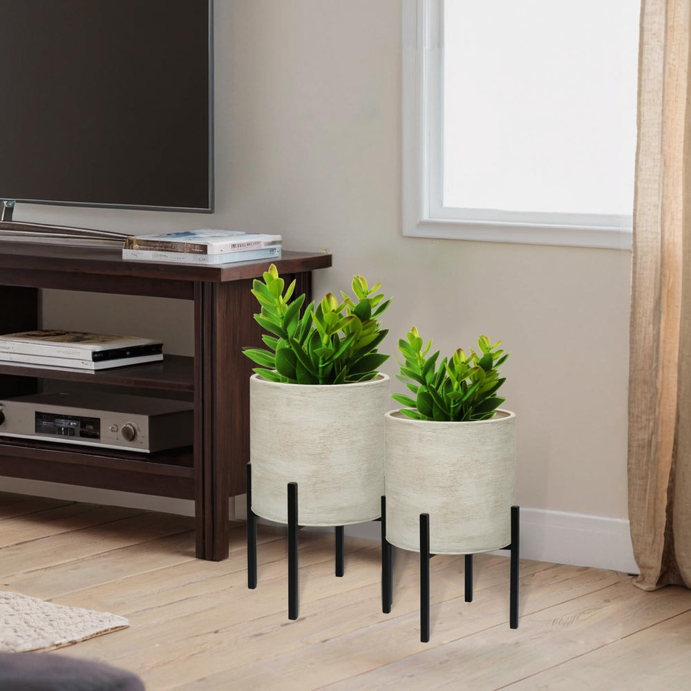 ARNIS planters on balcony showing outdoor suitability and space-saving display