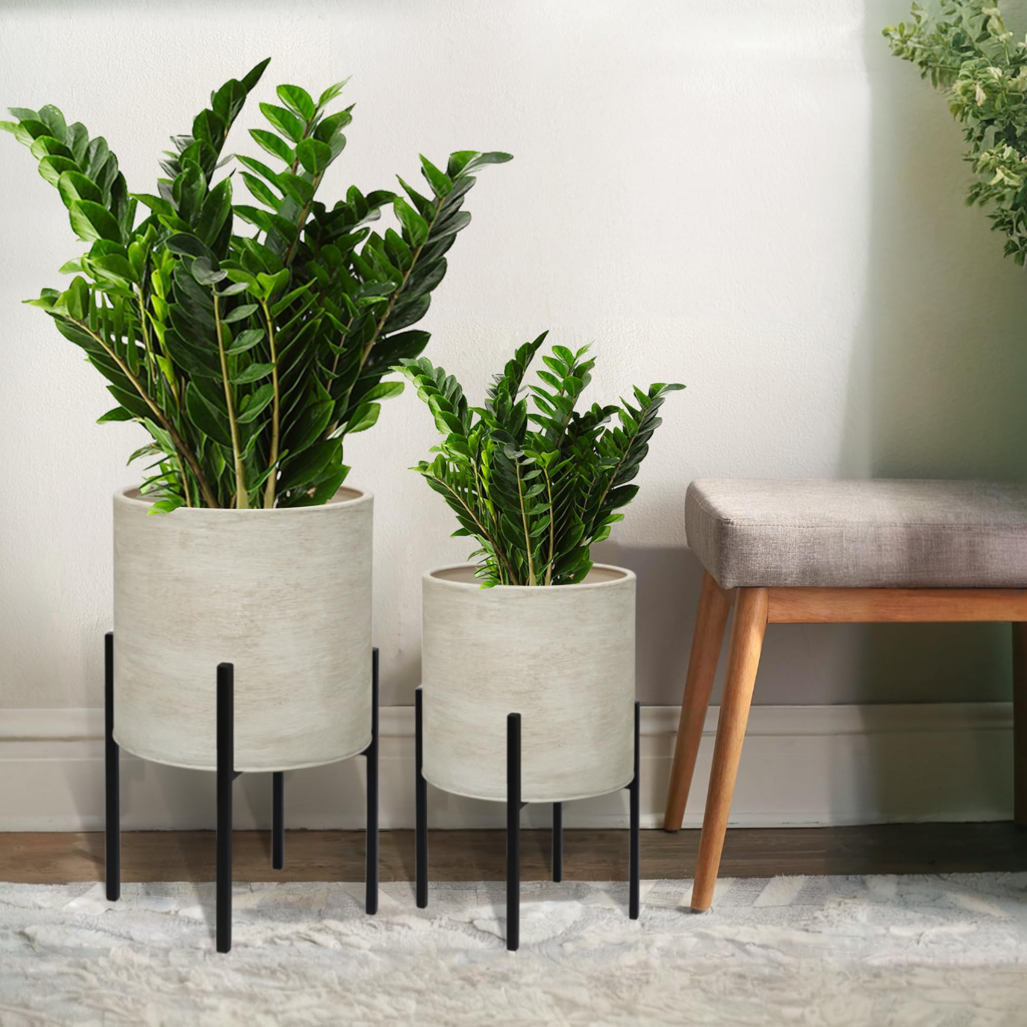 ARNIS planters on a balcony illustrating outdoor placement and space-saving display