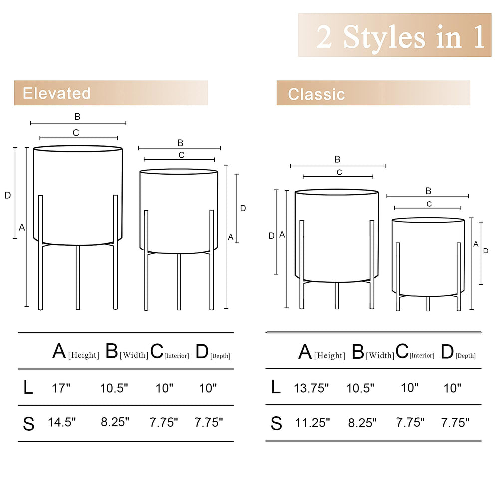 ARNIS planters next to a chair showing scale and how they fit typical rooms
