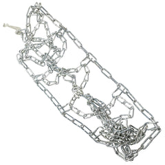Arnold close-up of chain links highlighting durable construction and better grip
