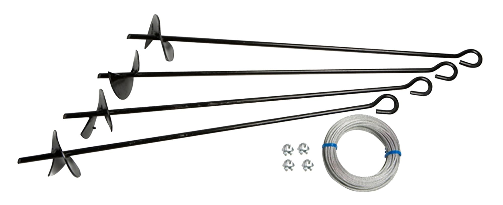 Arrow cable and clamp detail highlighting secure connection and durable fastening benefit