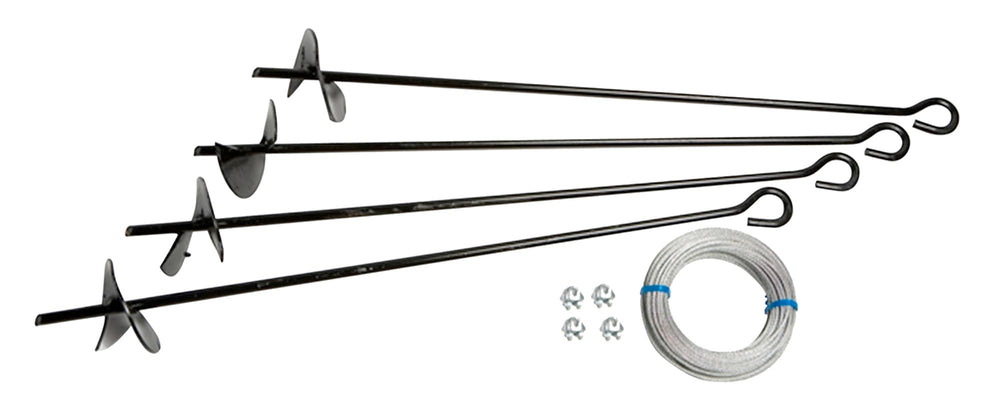 Arrow cable and clamp detail highlighting secure connection and durable fastening benefit