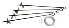 Arrow cable and clamp detail highlighting secure connection and durable fastening benefit