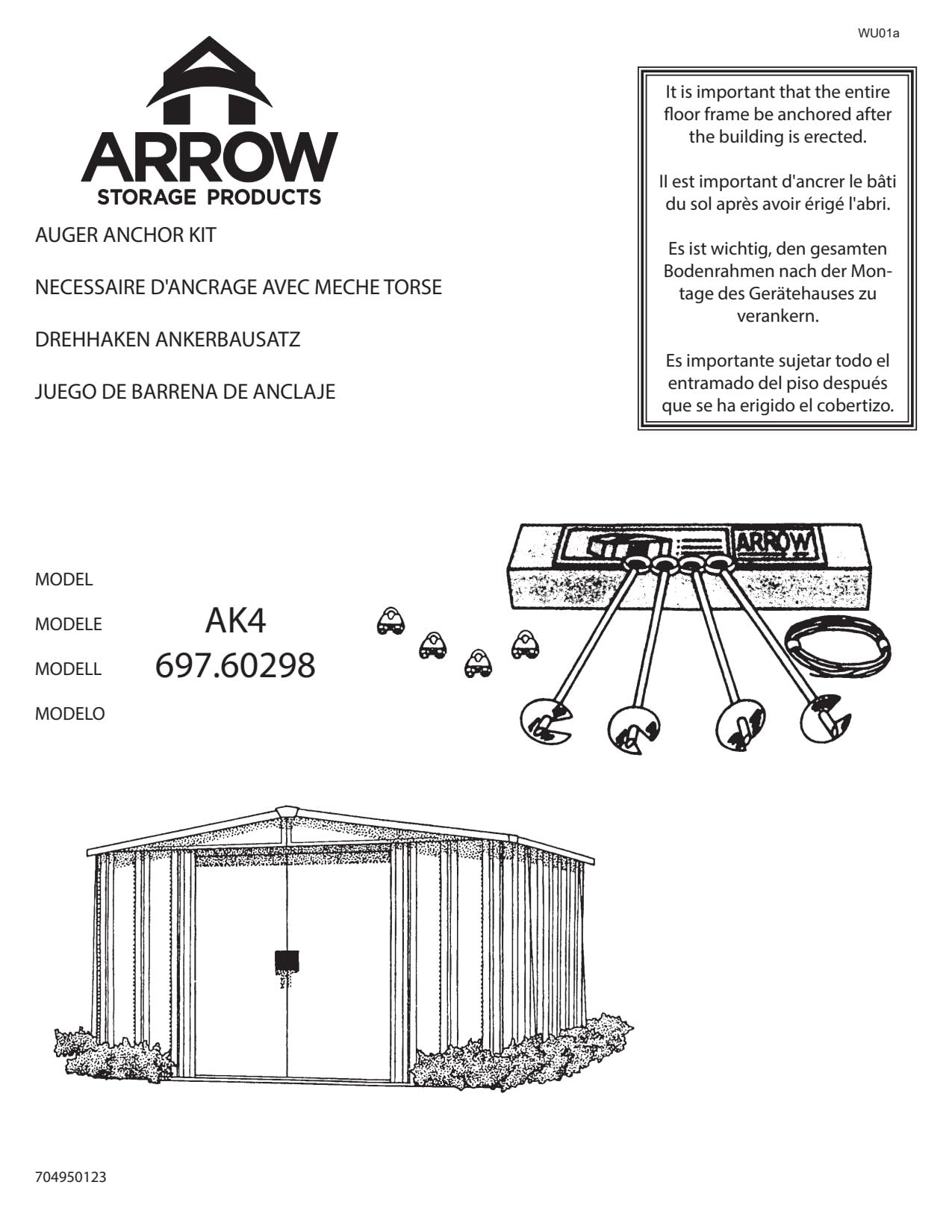 Arrow auger beside tape measure showing 30-inch length for correct sizing confirmation