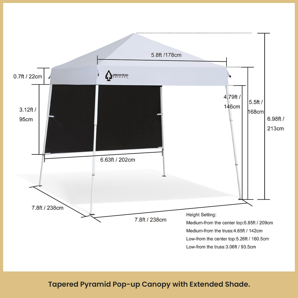 ARROWHEAD OUTDOOR interior with blackout fabric illustrating cooler, darker resting space
