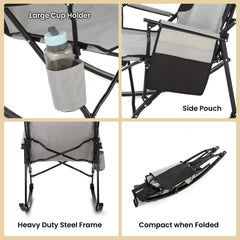 ARROWHEAD OUTDOOR cup holder and side pocket keeping essentials handy