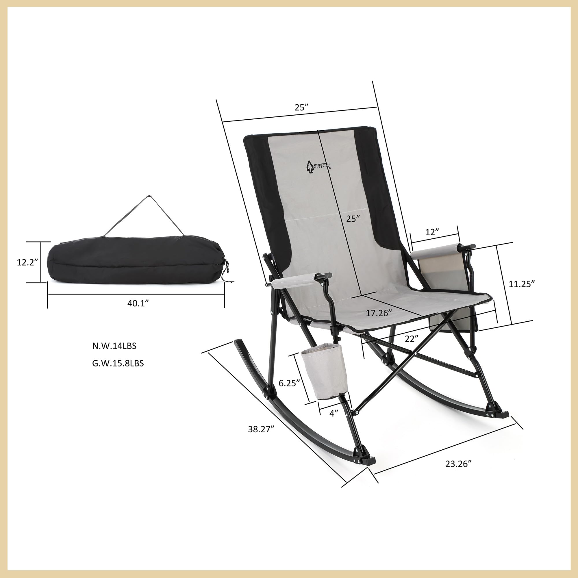 ARROWHEAD OUTDOOR on patio at dusk creating relaxed outdoor atmosphere