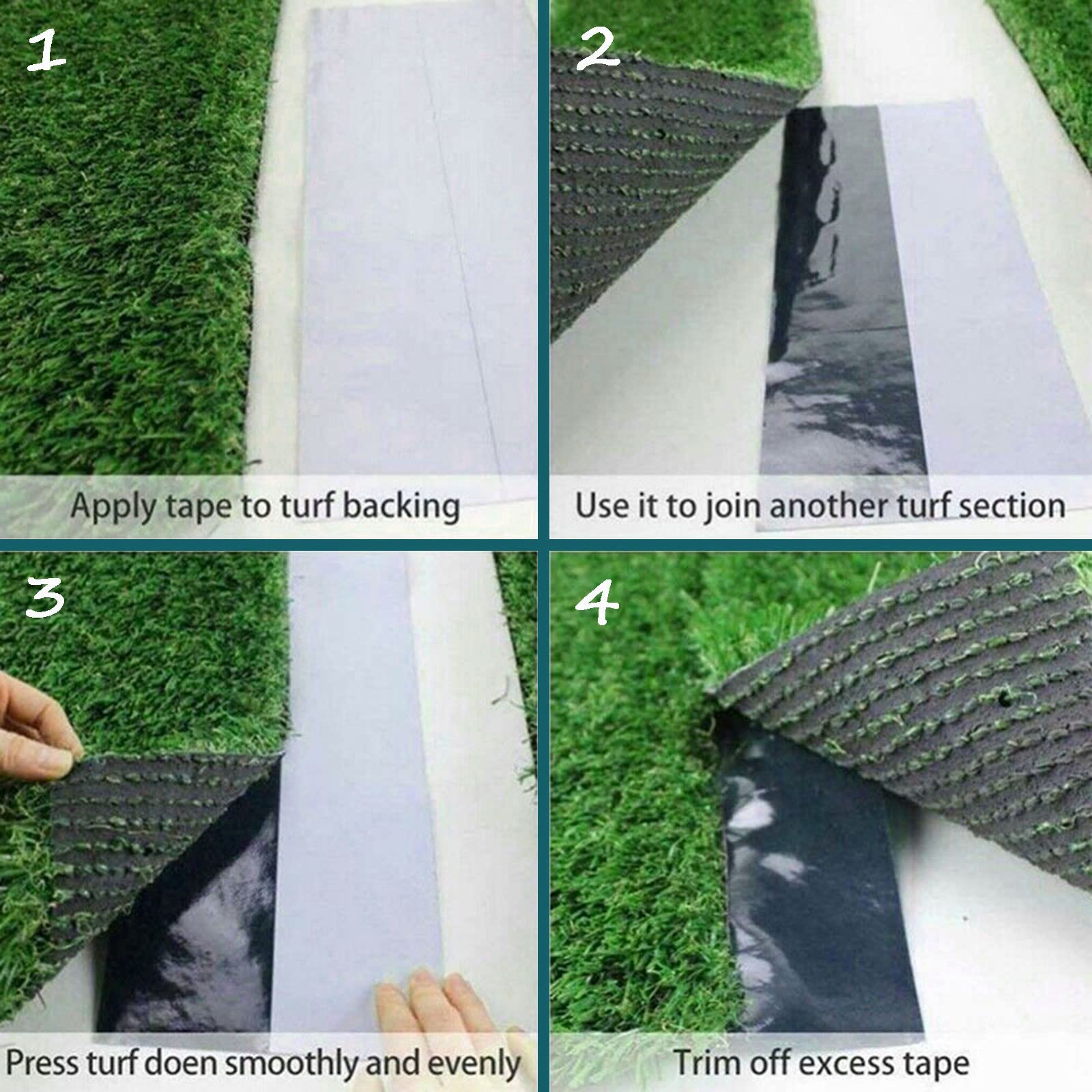 ARRYNTHEON tape with protective film peeled back for precise alignment and application