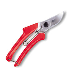 ARS 120DX front view red pruner showing ergonomic handle and compact design for comfort