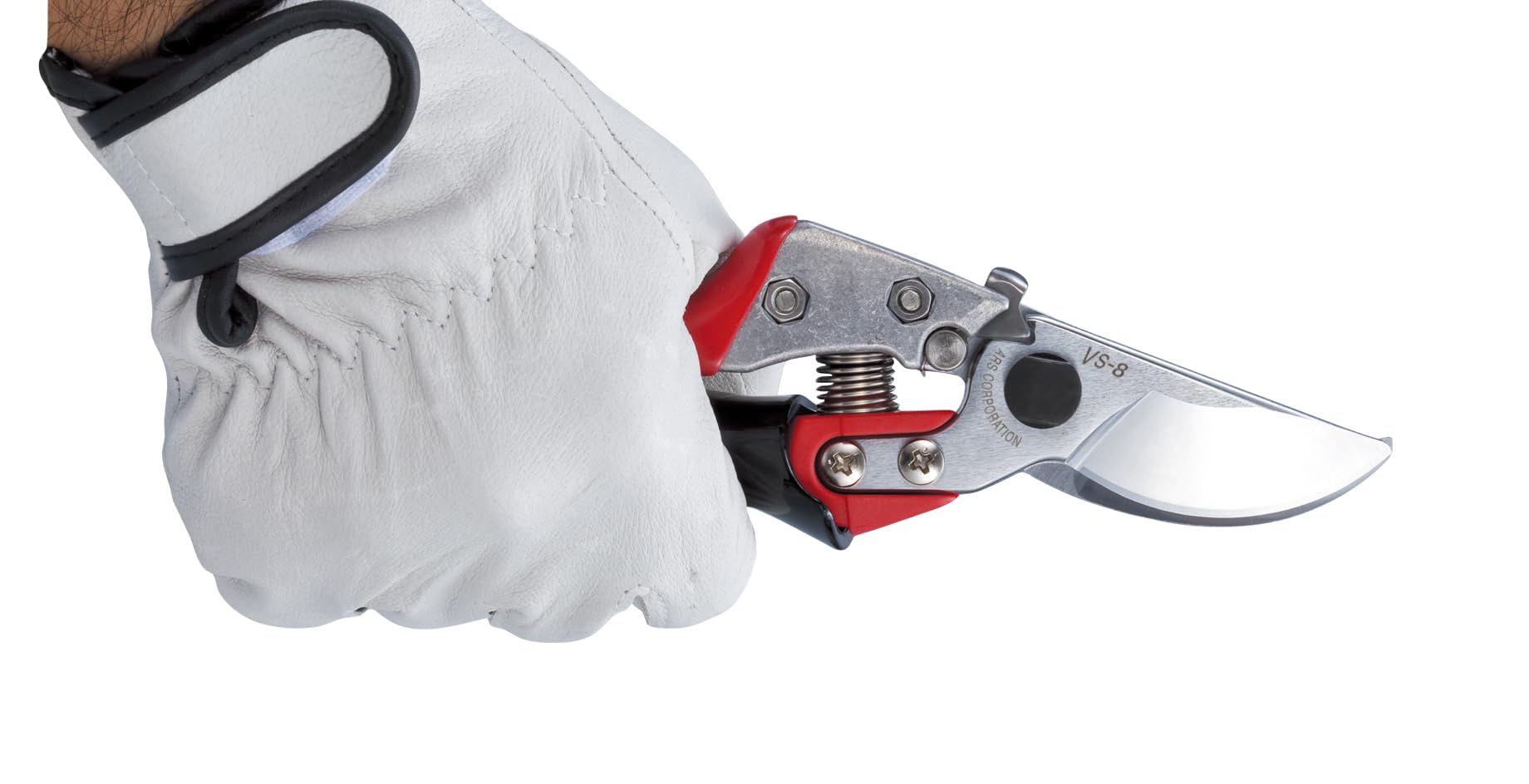 ARS HP-VS8R next to a ruler showing 8-inch handle balance for most users benefit
