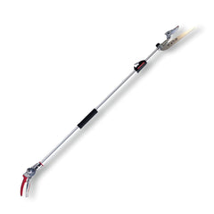 ARS pruner front overview showing full pole and head for easy handling