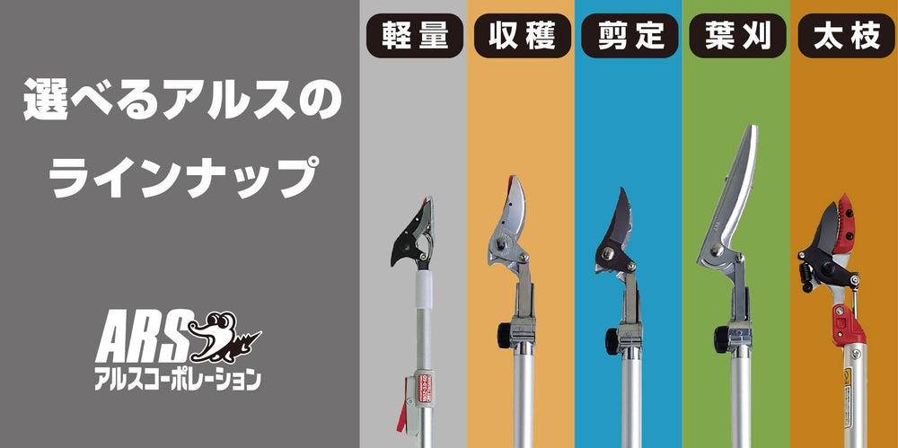 ARS ergonomic handle grip with non-slip coating for comfortable use
