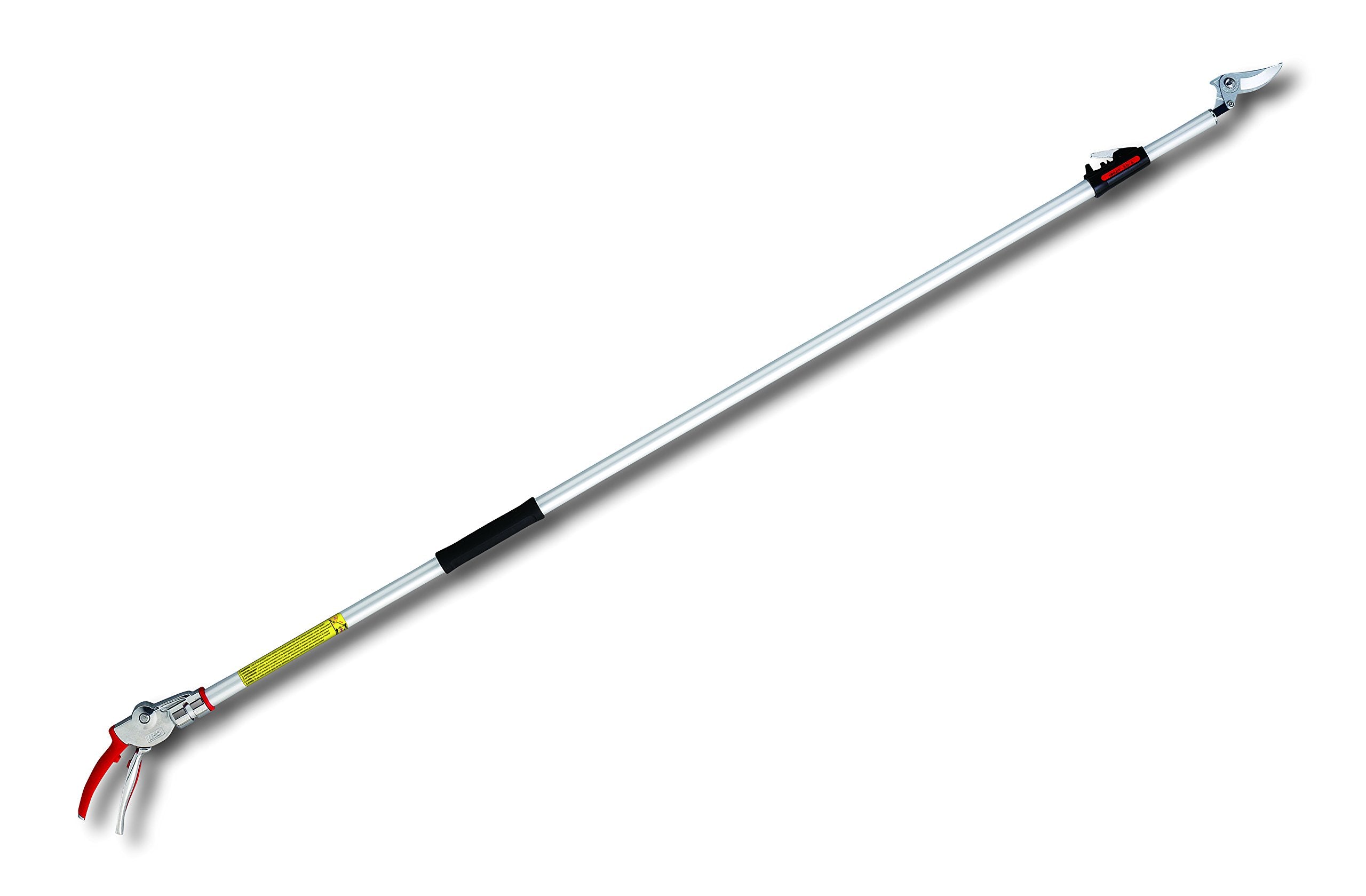 ARS LA-180ZF305 front profile extended showing telescoping reach and safe ground pruning