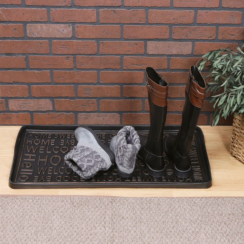 Art & Artifact tray under litter box catching scattered litter and spills