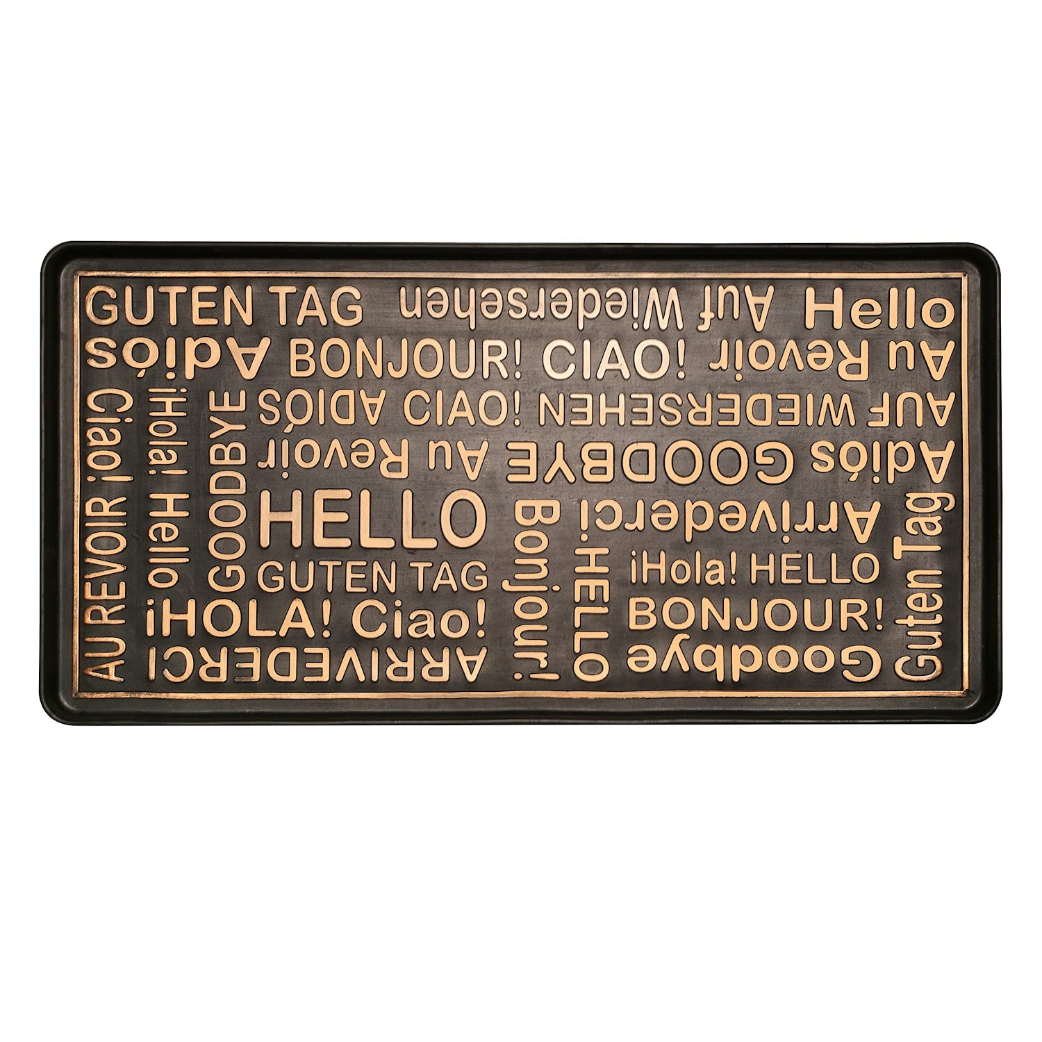 ART & ARTIFACT tray in entryway lifestyle scene keeping floors clean