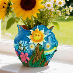 ArtCachet front view showing sunflowers enhances room decor