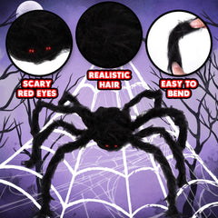 ArtCreativity spider detail with bendable legs showing easy positioning and realistic poses
