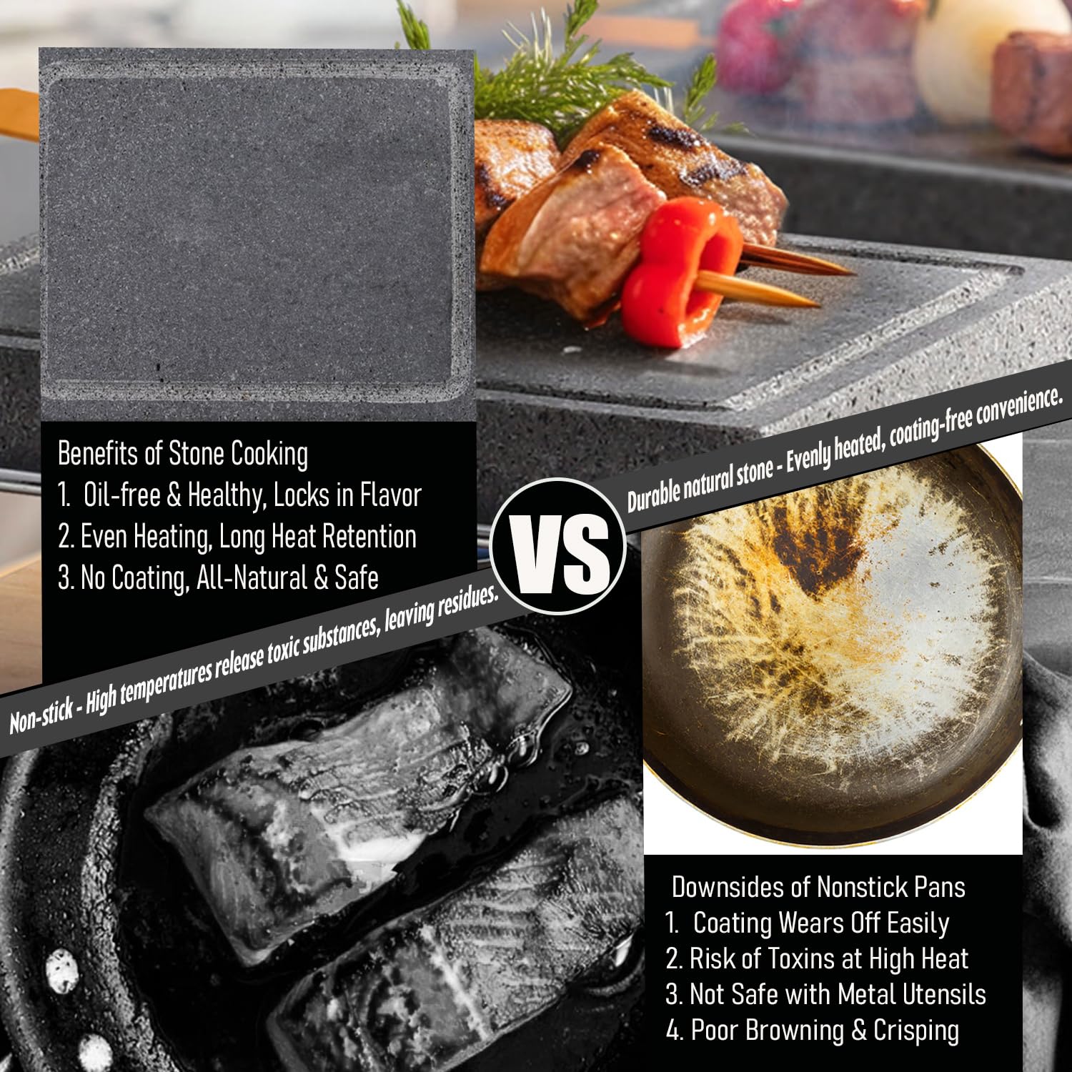 Artestia cooking tools with stone, highlighting practical accessories and control