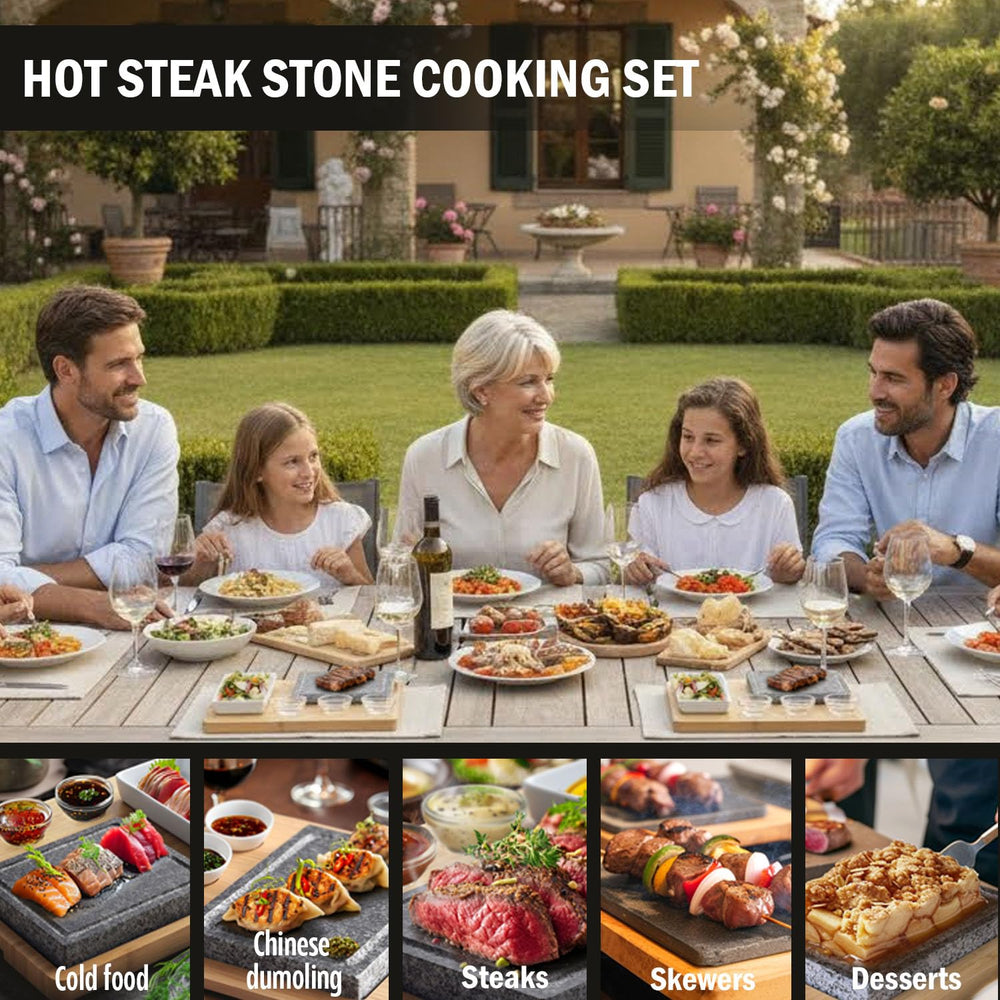 Artestia lifestyle dinner table setting showing social, restaurant-style dining benefit