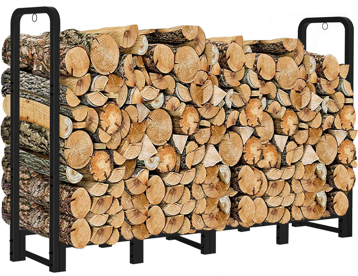 Artibear front view of 8ft rack showing capacity and neat storage benefit