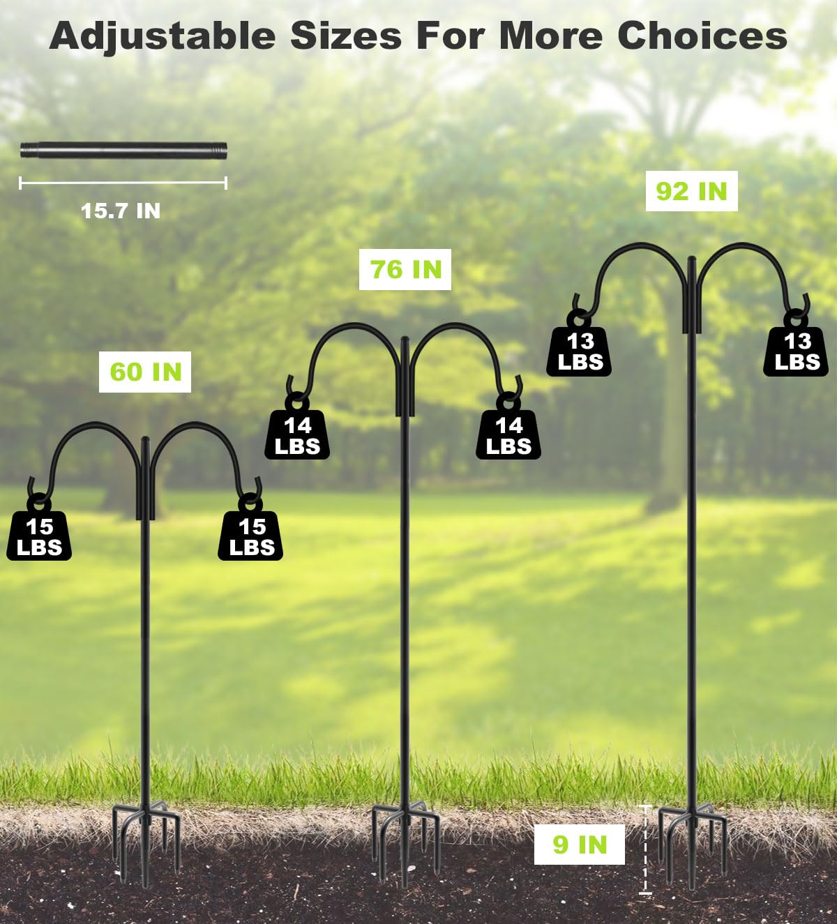 Artibear adjustable sections laid out demonstrating modular height benefit