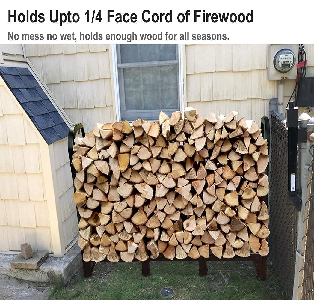Artibear side view showing 4-inch elevation for better wood airflow