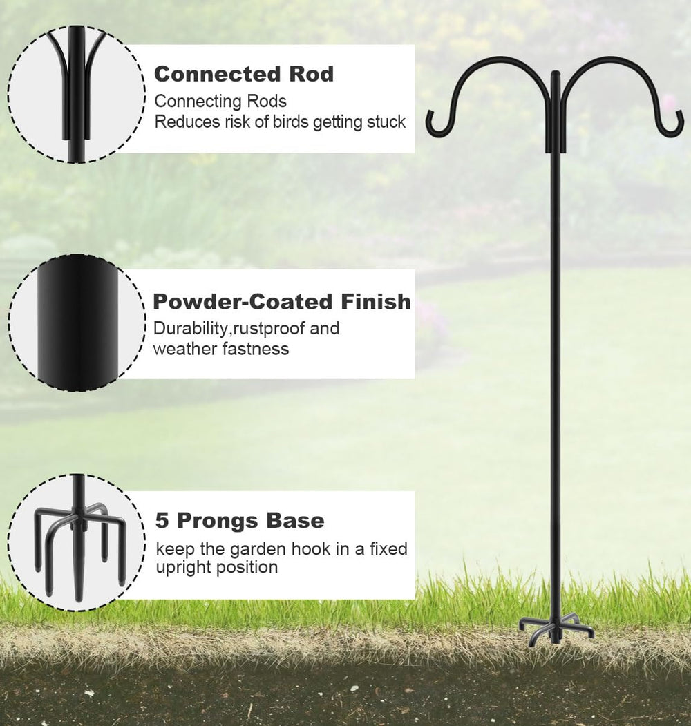 Artibear five-prong base inserted in ground for stable support benefit