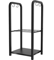 Artibear side profile displaying hooks and shelves for efficient access