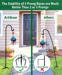 Artibear powder-coat texture close-up highlighting weather-resistant finish benefit