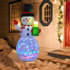 Artiflr close-up of internal LED lights creating festive glow