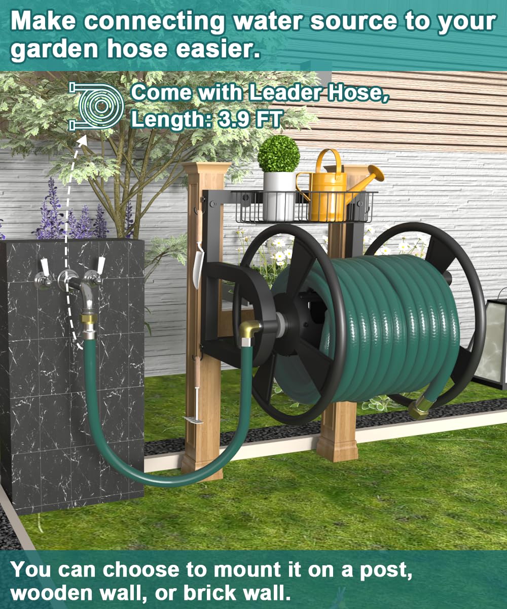 Artigarden closeup brass connector for leak-resistant water connection