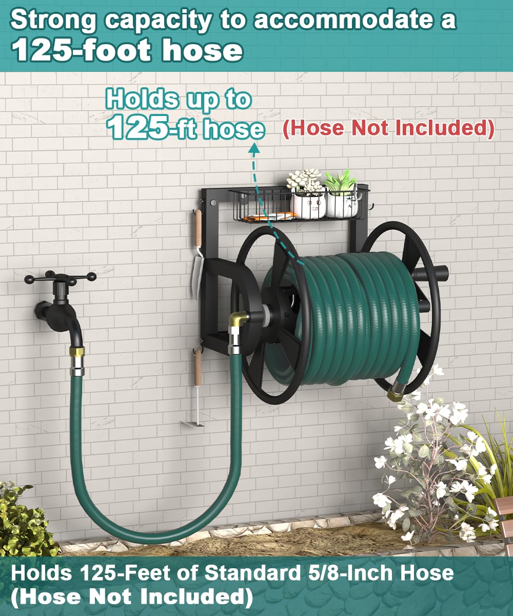 Artigarden detachable storage basket holding nozzles and gloves neatly