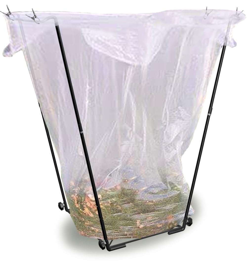 Artigarden front view assembled showing stable support and easy bag access