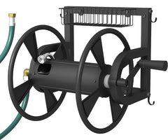 Artigarden front view wall-mounted reel showing compact storage benefit