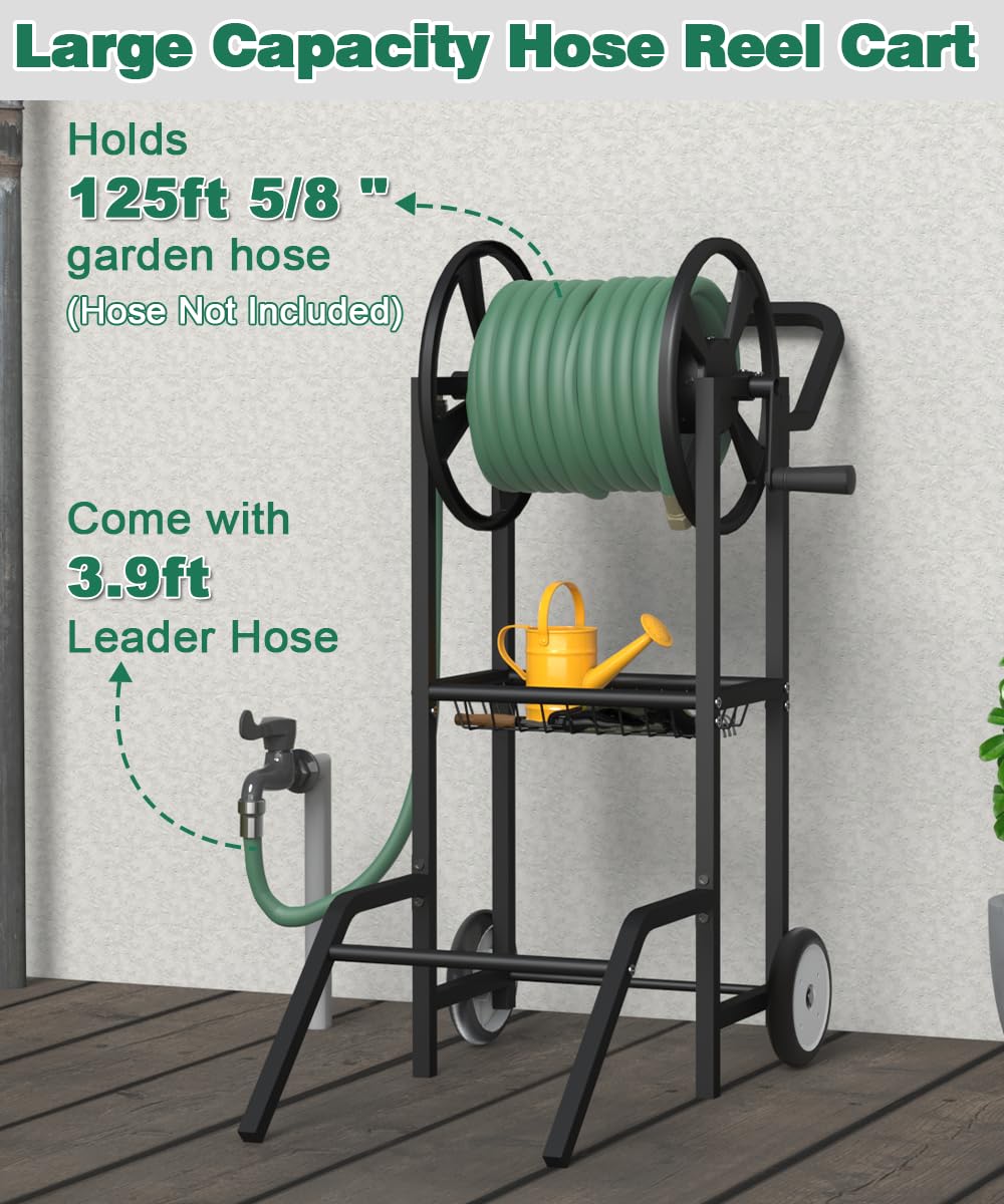 Artigarden leader hose and brass fittings for quick leak-resistant hookup