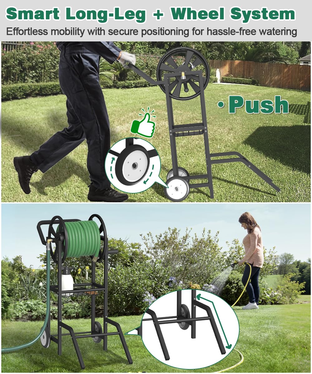 Artigarden two wheels and weighted base delivering easy mobility and balance
