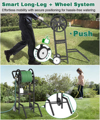 Artigarden two wheels and weighted base delivering easy mobility and balance