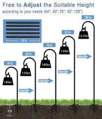 Artigarden top J-hook detail displaying smooth curve for secure hanging and durability