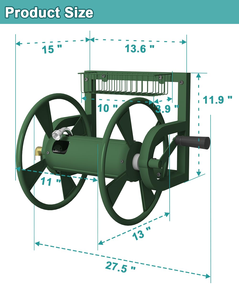 Artigarden leader hose with brass connector close-up demonstrating secure durable coupling